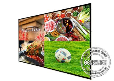 China Right Angle 43inch Wall and Ceiling Mount Restaurant Android Wifi Digital Signage Menu Board for sale