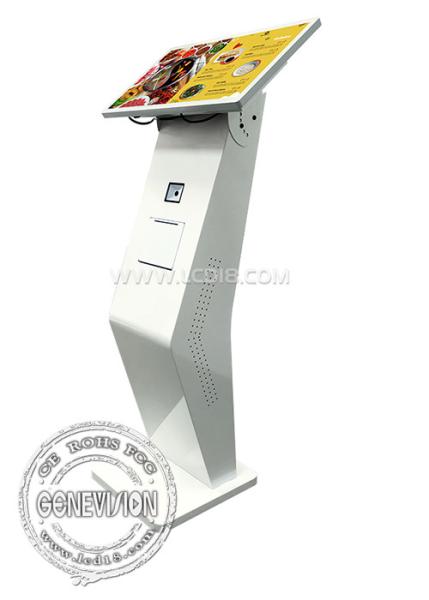 21.5inch K Design Standing Installation Self Service Kiosk With 1920*1080 Resolution