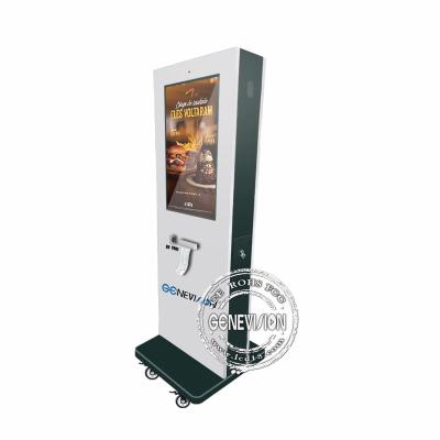 China 32inch Outdoor Digital Signage Ip65 Smart Display With Qr Code Scanner And Printer for sale