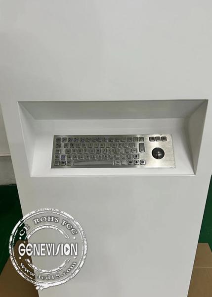 22 Inch Solar Panel Powered IP65 Waterproof Windows Keyboard Inbuilt Outdoor Touch Screen Interactive Kiosk