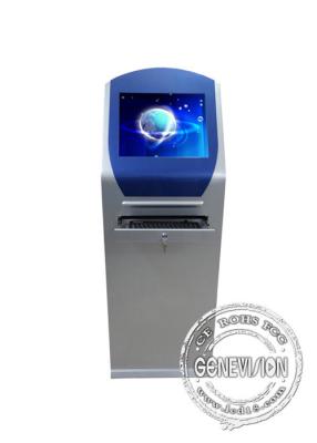 China All In One POS Touch Screen Kiosk 22 Inch ,Floor Standing Style With Thermal Printer for sale