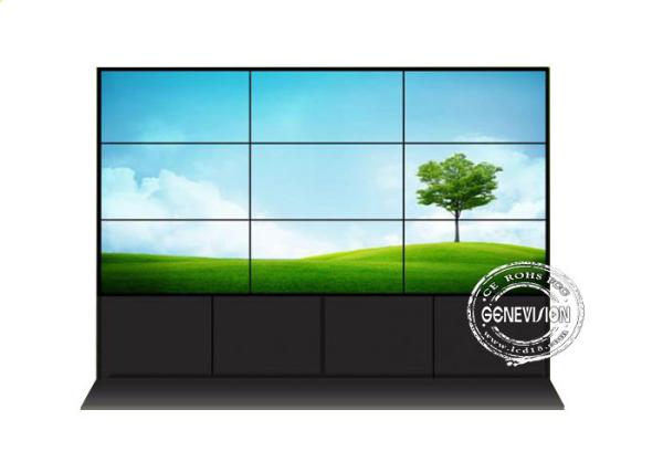 HD Digital Signage Video Wall Panels , LCD Narrow Edge Video Wall 3*3 or 4*4 46 inch~55 inch 1.8mm