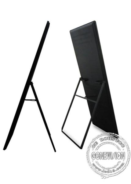 43 Inch Android OS Foldable Stand Portable LCD Digital Signage Commercial Display Restaurant Menu Board Ultra Slim Frame