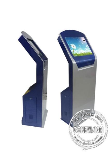 Interactive Kiosks Touch Screen 19 22 Inch Android Windows OS Display For Info Query With Card Sensor Or Thermal Printer