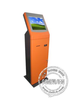 China LCD touchscreen kiosk 19'' , interactive free standing kiosk for sale