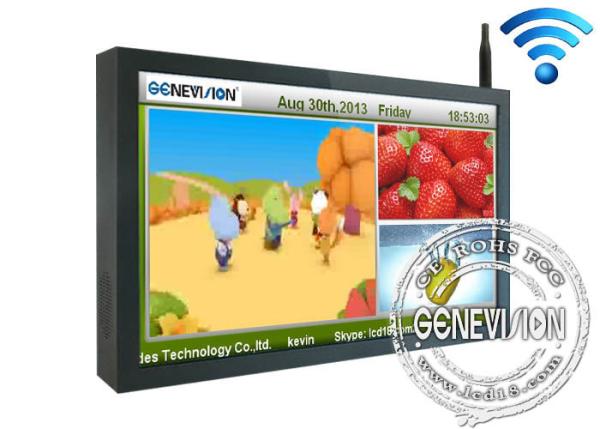 55inch Network Wifi Digital Signage, Memory Card Insert and Shockproof Wall Mount LCD Display