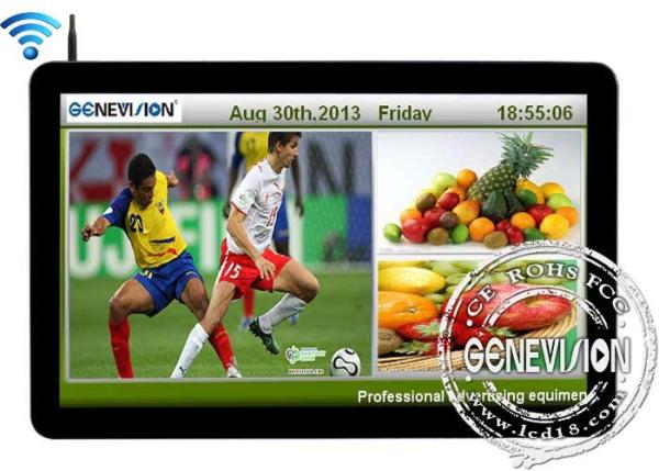 500Cd / M2 Brightness Lcd Wifi Digital Signage Screen 55 Inch Energy Saving