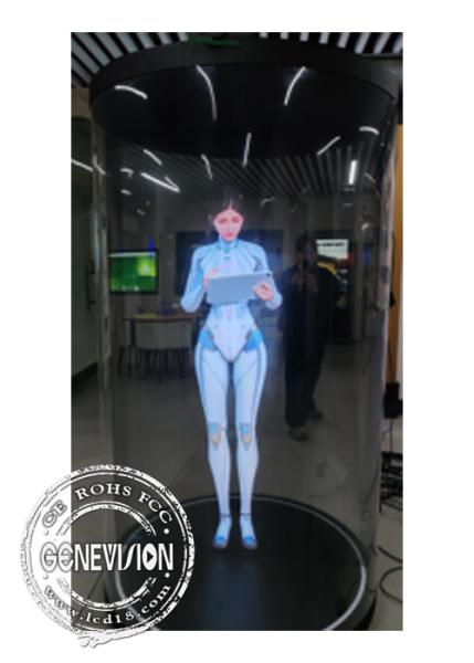 21.5inch 75 inch Android System AI Technology Mini LED Digital Human Holographic Showcase Advertising Kiosk