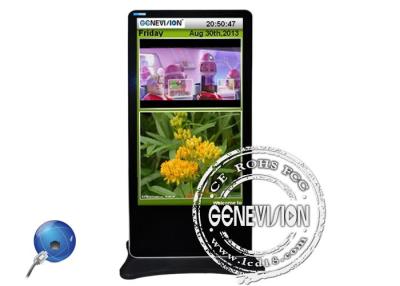 China 4G Module 700cd/m2 Digital Kiosk LCD Advertising Kiosk WIFI Android Digital Screen Kiosk for sale