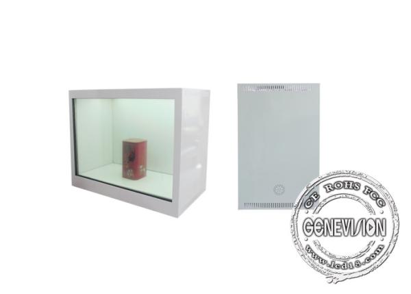 10.1 Inch Super Market Goods Shelf Transparent Lcd Showcase One Year Warranty