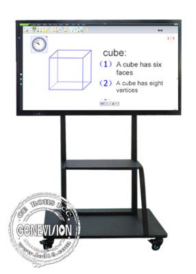 China Shool Meeting Room 86 Inch 3840*2160 4K Electronic IR Interactive Touch Screen Smart Whiteboard for sale