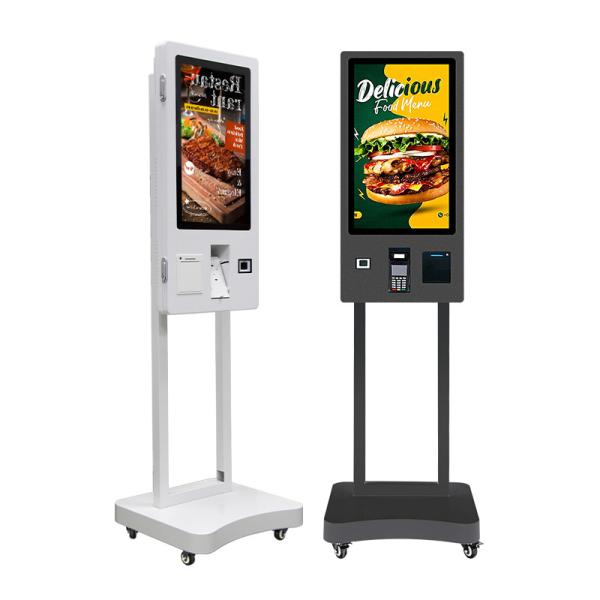 24 Inch 32 Inch Self Service Kiosk Touch Payment Restaurant Ordering Machine