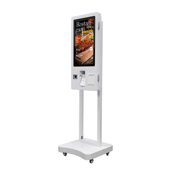 24 Inch 32 Inch Self Service Kiosk Touch Payment Restaurant Ordering Machine