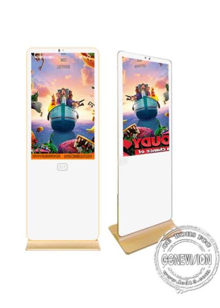 Standee Android Wireless Kiosk Digital Signage Lcd Display 1920*1080 Max Resolution