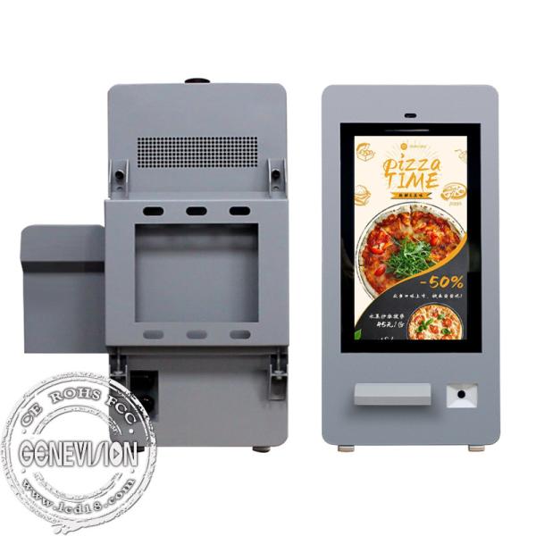 Outdoor Restaurants Order Payment Kiosk With Ip65 1500nits Outdoor Self Serice Kiosk