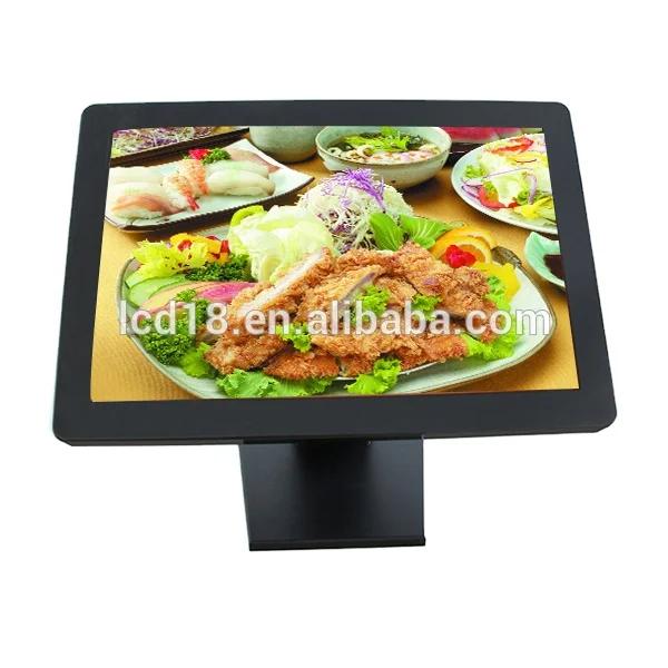 Restaurant Interactive Payment Kiosk With Customizable Interface And Integrated QR Code Scanner