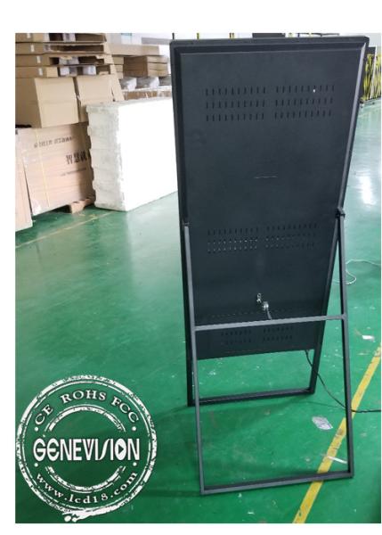 Ultra Thin Vertical Portable WIFI Digital Signage Screens 43 Inch CE / ROHS Approve