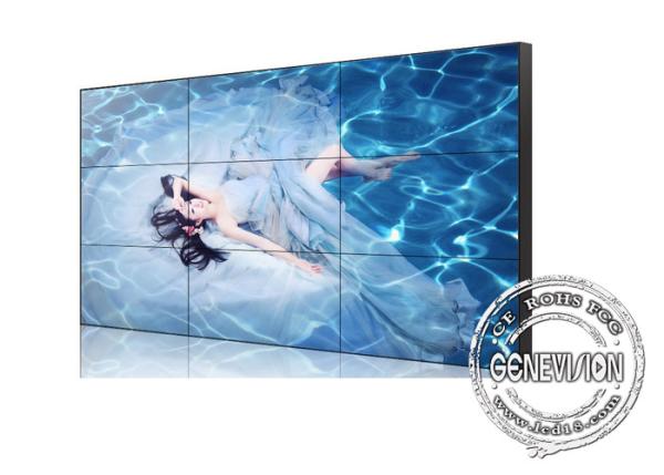 55 Inch Digital Signage Video Wall 3.5mm Super Narrow Bezel 4K UHD for government / Police