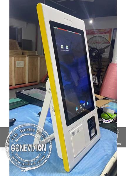 27Inch WiFi Wall Mount Self Service Payment Kiosk In PC or Android Custom Color