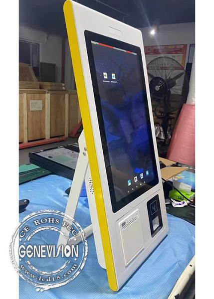 21.5 Inch Touch Screen Payment Kiosk with Inbuilt Receipt Printer and QR Code Scanner