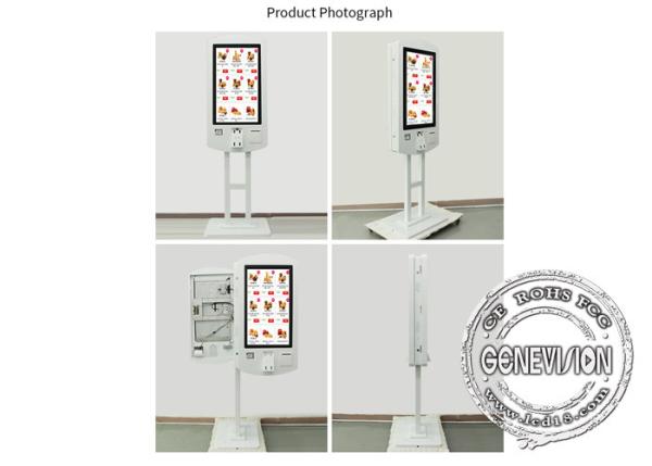 32inch Double Sided Touch Screen Payment Terminal for Restaurant Self Service Ordering Kiosk