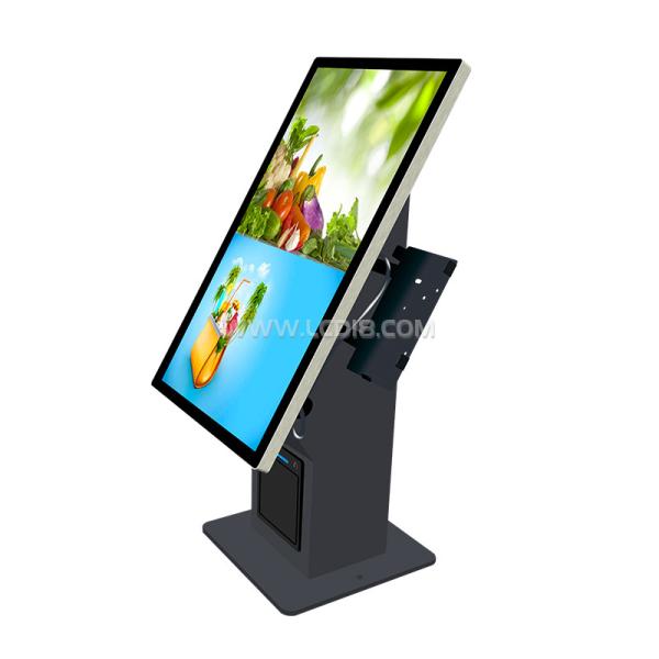 Touch Screen Restaurants Self Service Payment Kiosk 21.5 Inch Metal Body 5S Time Response