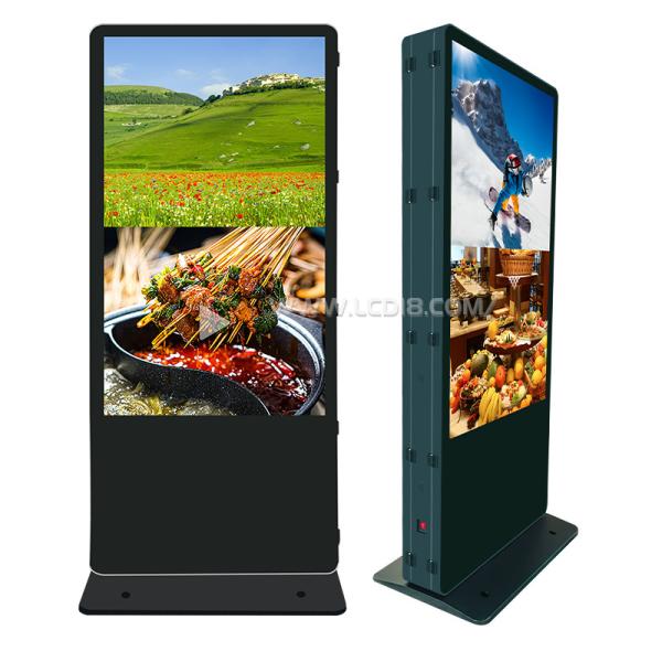 Two Sides Big Screen Digital Signage LCD Advertising Kiosk Indoor Floor Standing Media Display