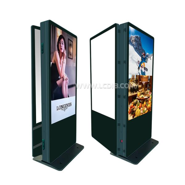 Two Sides Big Screen Digital Signage LCD Advertising Kiosk Indoor Floor Standing Media Display