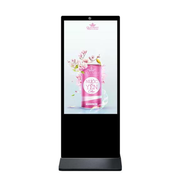 450nits 49 Inch Face Recognition Floor Stand Digital Signage