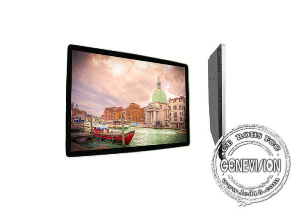 HD 1080P Wall Mount LCD Display , Touch Screen Digital Signage Android WIFI 3G/4G Support