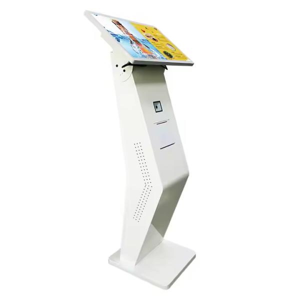 21.5inch K Design Standing Installation Self Service Kiosk With 1920*1080 Resolution