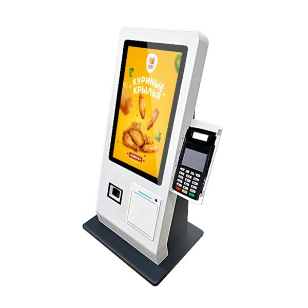 15.6 Inch Desktop Restaurant Kiosk Self Service Terminal automation order pay