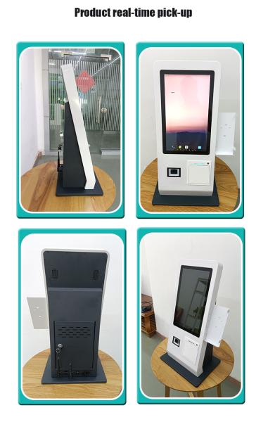 15.6 Inch Desktop Restaurant Kiosk Self Service Terminal automation order pay