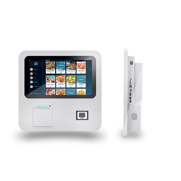 15.6 Inch WiFi Wall Mount Self Service Payment Touch Screen Kiosk Supporting Customization