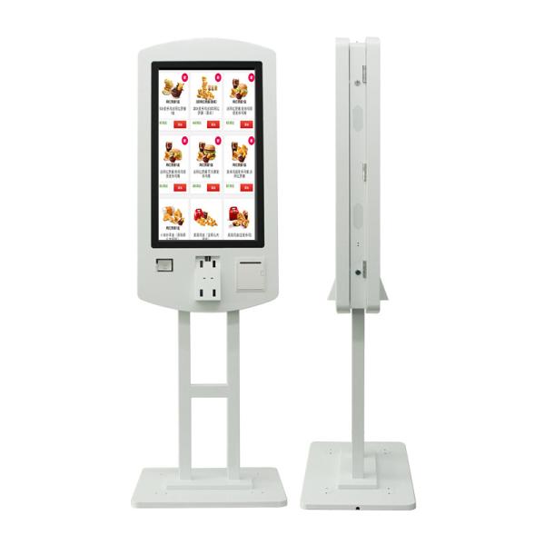 32 Inch Double Side Touch Screen Ordering Kiosk Self Service For Restaurant