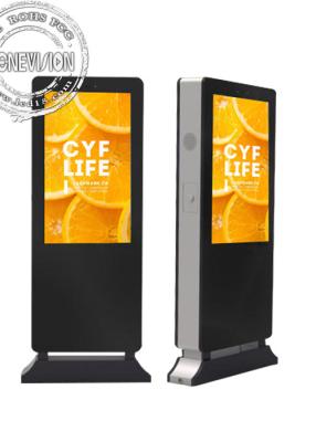 China 49 Inch Advertising Touch Screen Full HD LCD Outdoor Electronic Signage with Face Recognition Camera for sale