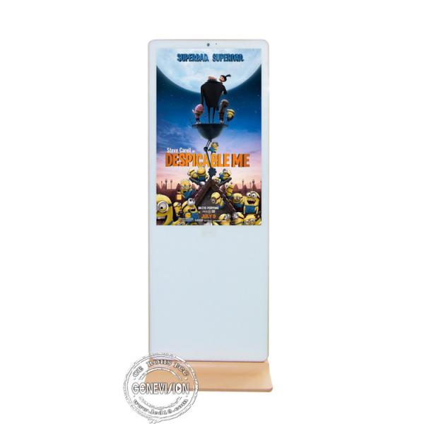 Android Digital Signage LCD Advertising Media Player White Color Iphone Shape