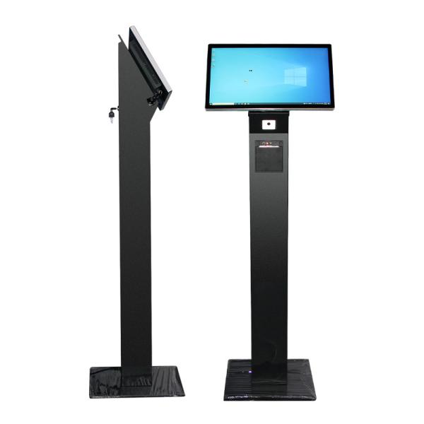 15.6 21.5 32 Inch self ordering kiosk Advertising Touch Screen Kiosk Windows 10 Touch Screen Information Kiosk Self Serve Ticketing Kiosk With Thermal Printer And QR Code Scanner