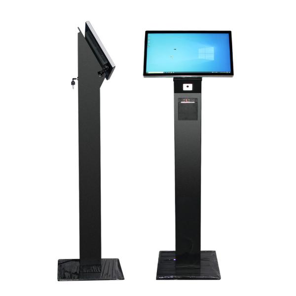 15.6 21.5 32 Inch self ordering kiosk Advertising Touch Screen Kiosk Windows 10 Touch Screen Information Kiosk Self Serve Ticketing Kiosk With Thermal Printer And QR Code Scanner