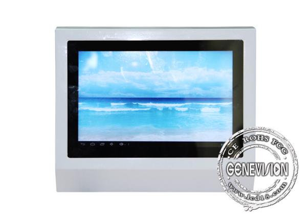 Android System LCD Wall Mounted Kiosk 10.1 Inch Humanized Design For Washing Room