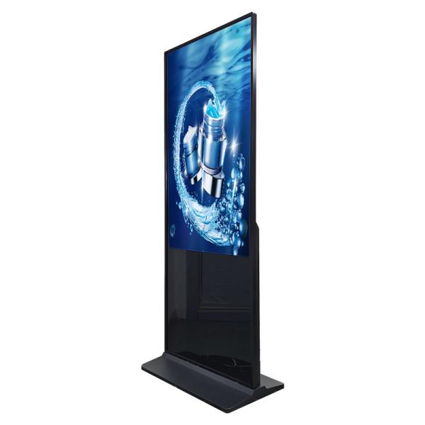 55 inch Full Black 10 Points IR Touch Screen Kiosk Android Windows System All In One