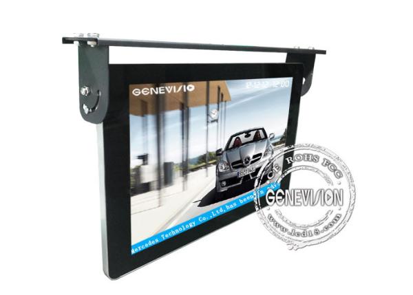 DC 6V OEM Ipad 22 Inch Bus Digital Signage Ceiling mounted With LED Screen