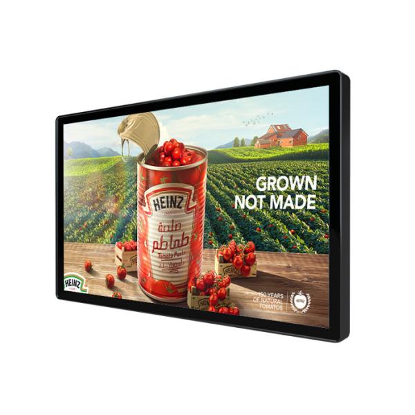 43 inch Super Thin Wall Mount LCD Digital Signage Display With Free CMS Software