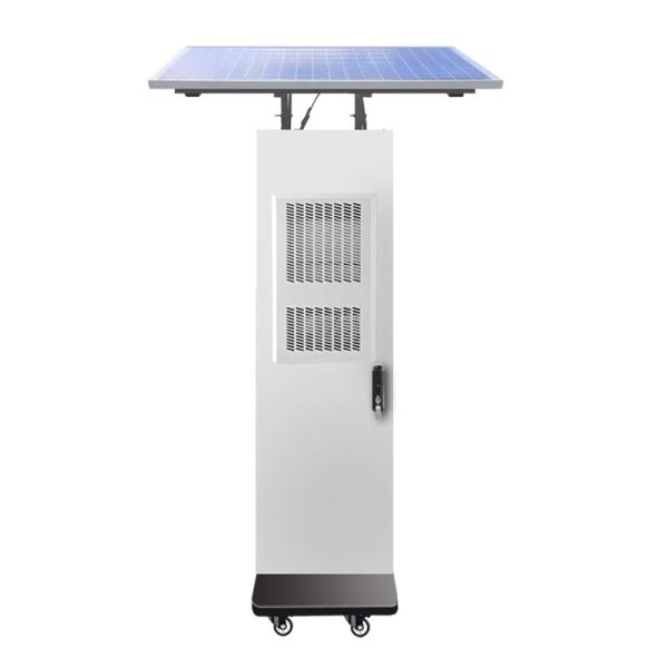 27 inch Outdoor Self Service Order Kiosk With Solar Panel Power System