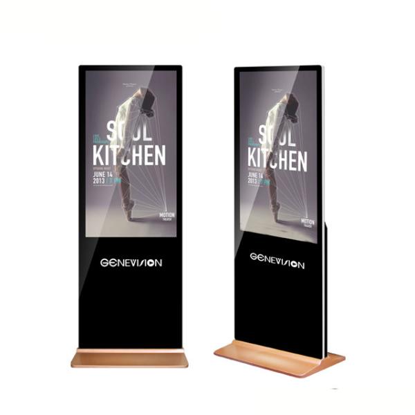 43 inch Totem Super Slim Touch Screen Digital Signage Kiosk With Free CMS Software