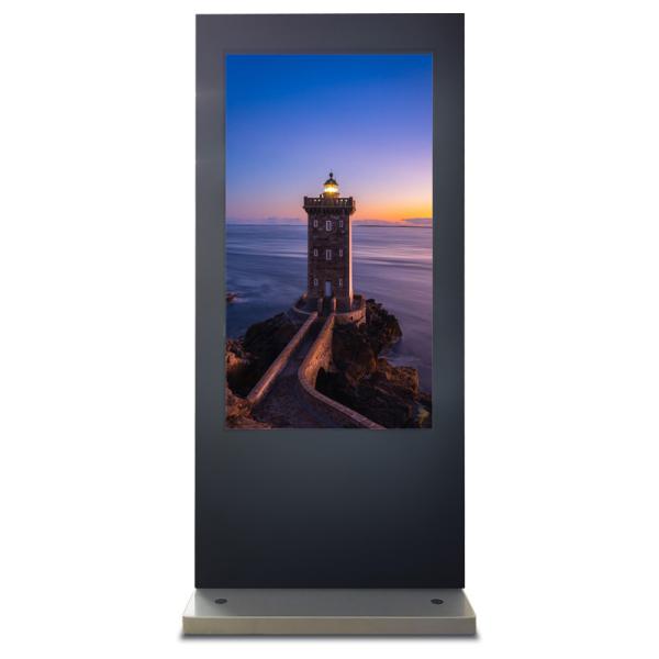 55 inch Outdoor Vertical Touch Screen Kiosk Digital Advertising Screen For Smart City