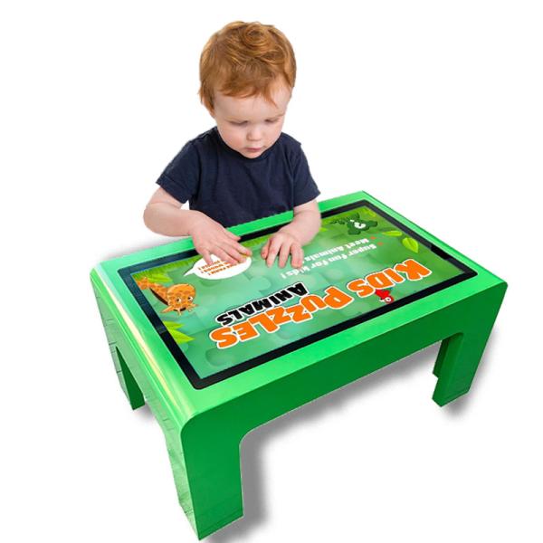 32 43 55 Inch Kids Interactive Game Table Touch Screen Kiosk  for children