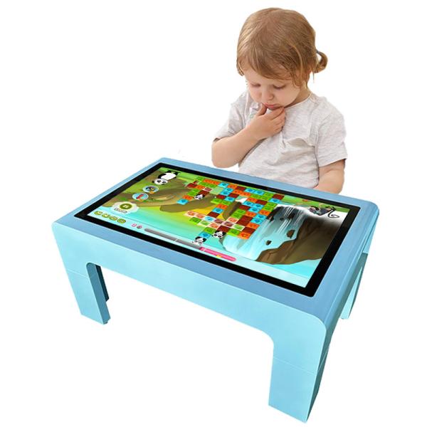 32 43 55 Inch Kids Interactive Game Table Touch Screen Kiosk  for children