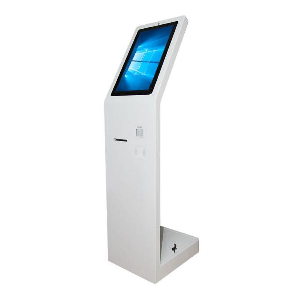 19 Inch Touch Screen Digital Signage All In One Pc Stand Computer Lcd Screen With Printer