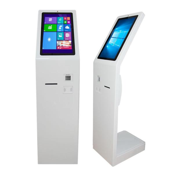 19 Inch Touch Screen Digital Signage All In One Pc Stand Computer Lcd Screen With Printer